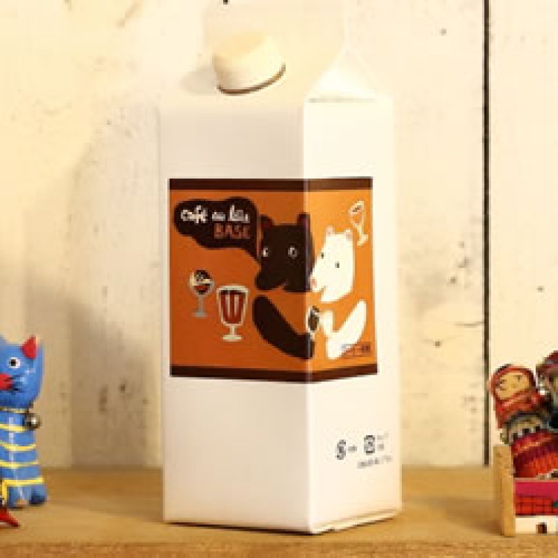 画像1: カフェオレベース500ml（無糖）【1本】 (1)
