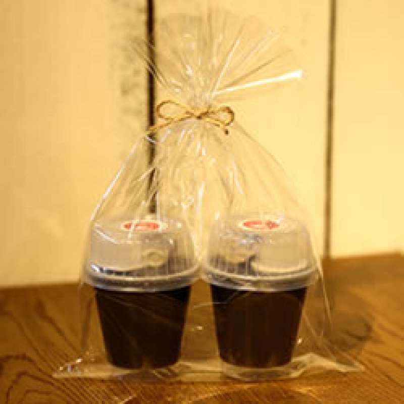 画像1: 深煎りコーヒーカップゼリー（無糖）【2個】 (1)